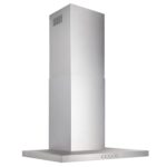 Broan-NuTone BWT1304SS - Campana de ventilación convertible con iluminación LED estilo T, montaje en pared, 30 pulgadas,