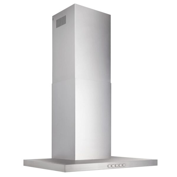 Broan-NuTone BWT1304SS - Campana de ventilación convertible con iluminación LED estilo T, montaje en pared, 30 pulgadas,