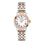 Reloj Tissot Classic Dream de Vestir Acero Inoxidable Oro Rosa Dial Blanco 28 mm T1292102201300