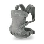 Portabebés Graco Cradle Me 4 en 1 Modelo 2121150 Gris Mineral Poliéster para 8 a 35 libras