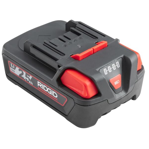 Batería RIDGID 56513 de Litio 18 V 2.5 Ah con Indicadores LED Integrados