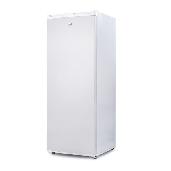 Commercial Cool Congelador vertical, congelador de pie de 6 pies cúbicos con puerta reversible, color blanco