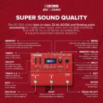 BOSS RC-500 Loop Station | Looper Avanzado de Dos Pistas con Mezcla Integrada y Opciones de Control Profundo | Calidad d