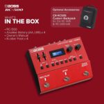 BOSS RC-500 Loop Station | Looper Avanzado de Dos Pistas con Mezcla Integrada y Opciones de Control Profundo | Calidad d