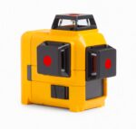 Pacific Laser Systems 3X360 Kit de nivel láser de línea roja con RBP5, estuche y soporte en L