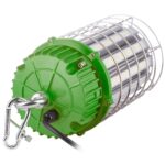 PowerSmith PTLK52-200 - Luz de trabajo LED temporal para interiores y exteriores de 24,000 lúmenes con gancho colgante d