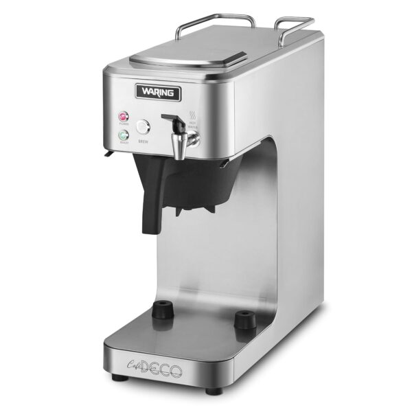 Waring WCM60PT Café Deco - Cafetera automática o térmica para verter sobre la jarra térmica, construcción de acero inoxi