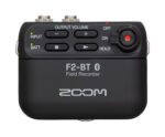 Grabadora de campo Zoom F2 con micrófono lavalier y control Bluetooth