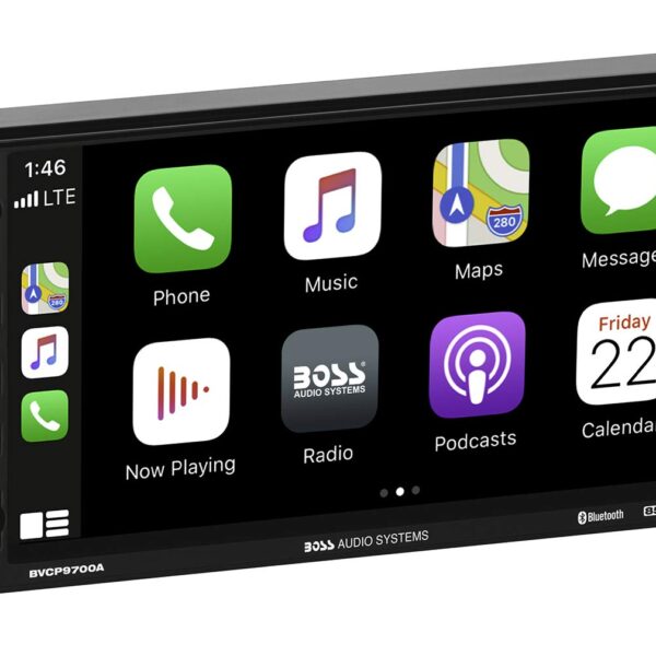 Estéreo para Automóvil BOSS Audio Systems BVCP9700A Doble Din Pantalla Táctil 7 Pulgadas Apple CarPlay Android Auto Blue