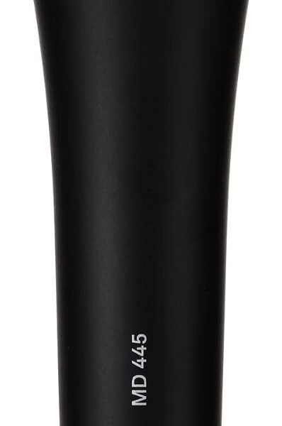 Sennheiser Micrófono dinámico vocal Pro Audio (MD 445), negro