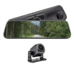 Espejo Retrovisor Brandmotion FVMR-1100 FullVUE con Cámara Dash Cam 1080p Pantalla Táctil 9.66 Pulgadas Incluye Tarjeta