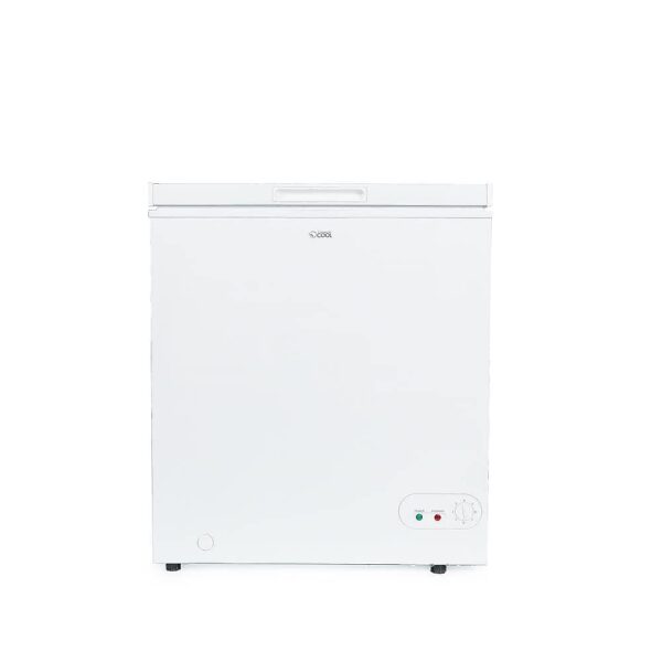 Commercial Cool Congelador de pecho de 5.4 pies cúbicos, blanco