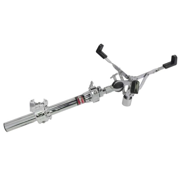 Gibraltar Soporte de tambor flotante, cesta ultra ajustable, abrazadera de ángulo recto para montaje en rack, sin contac