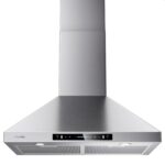 HisoHu Campana extractora para montaje en pared de 30 pulgadas, convertible sin conductos/conductos, campana de cocina i