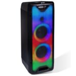Altavoz Bluetooth Gemini GLS-880 400W Woofers Duales de 8 Pulgadas con Luces LED RGB Entrada de Micrófono y Guitarra Rep