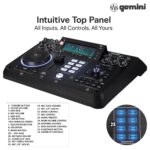 Sistema de Altavoces Bluetooth para Karaoke Gemini GPK-1200 6000 Watts Woofers Duales de 12 Pulgadas Luces LED