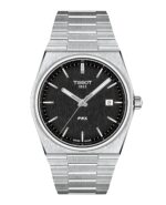 Reloj de vestir Tissot PRX para hombre caja de acero inoxidable 316L 40 mm gris T1374101105100