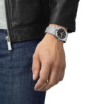 Reloj de vestir Tissot PRX para hombre caja de acero inoxidable 316L 40 mm gris T1374101105100