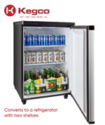 Kegco 3PHBK209S-2 Dispensador de barriles, 2 grifos, acero inoxidable