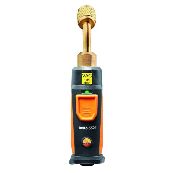 testo Sonda de vacío digital inalámbrica 552i - Medidor de vacío para sistemas HVAC con protección IP54 - Diseño de puer
