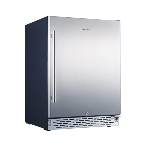 Phiestina Refrigerador de bebidas para interiores y exteriores de 24 pulgadas, 175 latas, refrigerador de bebidas integr