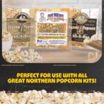 Great Northern Popcorn - Máquina de palomitas de maíz Matinee con carrito – Popper de 8 onzas con hervidor de acero inox