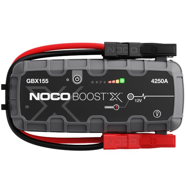 Arrancador de Baterías NOCO Boost X GBX155 4250A 12V Litio con Linterna LED 500 Lúmenes