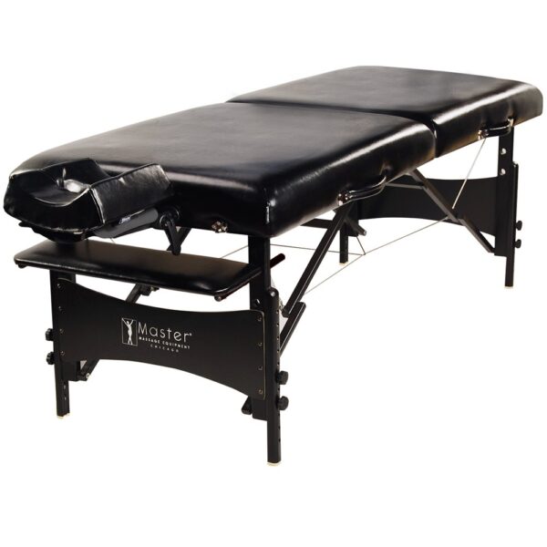 Mesa de Masaje Portátil Master Massage Galaxy Therma Top Modelo 20244W 30 x 84 Pulgadas Negro