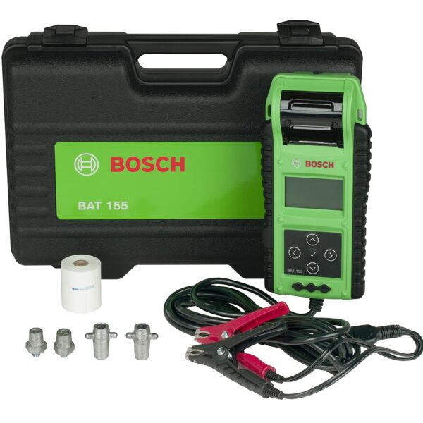 Probador de Batería Bosch BAT155 Servicio Pesado con Impresora Integrada para Baterías 6V y 12V