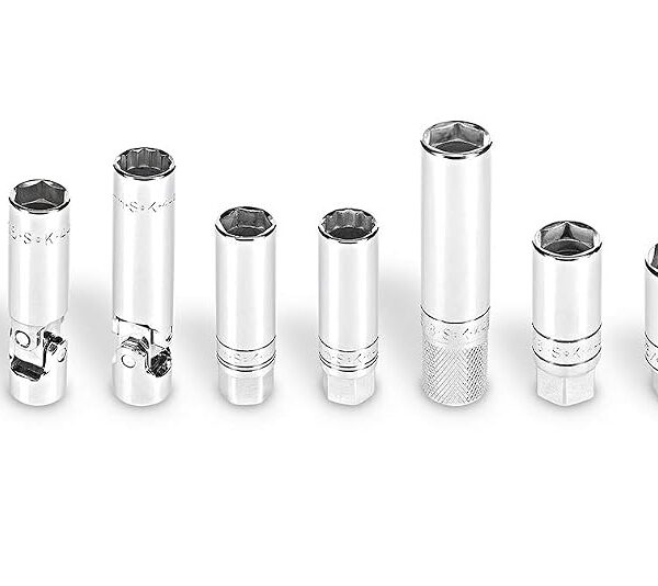Juego de Llaves de Bujía SK Hand Tool 4499 Cromadas 12 Piezas 3/8 Pulgadas