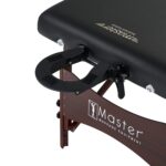 Mesa de Masaje Portátil Master Massage Roma II Modelo 10025W Negro 30 x 84 Pulgadas Cojín de 2.5 Pulgadas