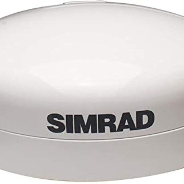 Antena GPS Simrad 000-11043-002 GS25 con Sensor de Rumbo Impermeable Blanco