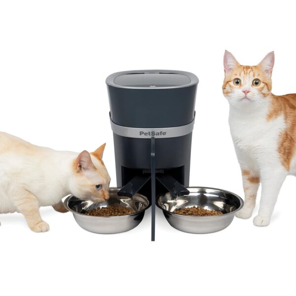 Comedero Automático Inteligente PetSafe para Mascotas Conectado a WiFi Acero Inoxidable Capacidad 24 Tazas Compatible co