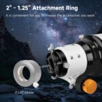 SVBONY SV503 Telescopio Refractor, 102mm F7 OTA Acrómatico de Dispersión Extra Baja, Enfoque de Doble Velocidad, Retroce