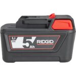 Batería de Litio RIDGID 56518 18V 5.0Ah con Indicadores LED