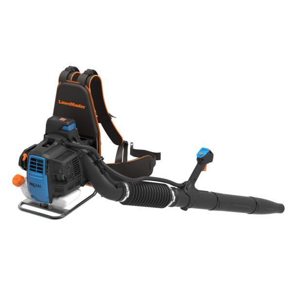 Soplador de Hojas de Mochila LawnMaster NPTBL31AB Sin Tirones Alimentado a Gas con Arranque Eléctrico Motor de 2 Ciclos