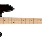 Fender Squier Affinity Series Jazz Bass, 3-Color Sunburst, Diapasón de Arce