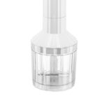 Alessi Plissé MDL10SW/US - Batidora de mano con jarra medidora, batidora y picadora en resina termoplástica, enchufe est