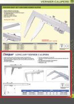 Pinza Vernier Dasqua 1300-0015 0-1000mm 0-40 Pulgadas Longitud de Mandíbula 125mm Ajuste Fino