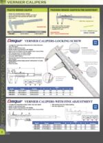 Pinza Vernier Dasqua 1300-0015 0-1000mm 0-40 Pulgadas Longitud de Mandíbula 125mm Ajuste Fino