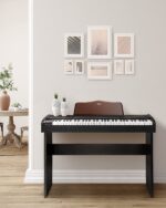 Teclado de piano, Eastar teclado de 61 teclas para principiantes/profesionales, piano eléctrico de tamaño completo, tecl