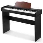 Teclado de piano, Eastar teclado de 61 teclas para principiantes/profesionales, piano eléctrico de tamaño completo, tecl