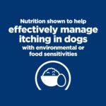 Alimento Seco para Perros Hill's Prescription Diet Derm Complete Receta Arroz y Huevo Dieta Veterinaria Bolsa 24 Libras