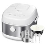 TOSHIBA Arrocera de calentamiento por inducción, baja en carbohidratos, bajo en azúcar, vaporizador digital, 5.5 tazas (
