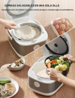 TOSHIBA Arrocera de calentamiento por inducción, baja en carbohidratos, bajo en azúcar, vaporizador digital, 5.5 tazas (
