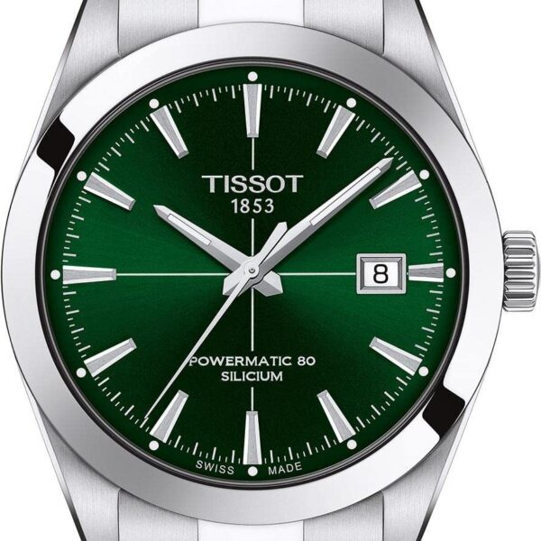 Reloj Tissot Gentleman Automático Hombre Caja Acero Inoxidable 40 mm Esfera Verde