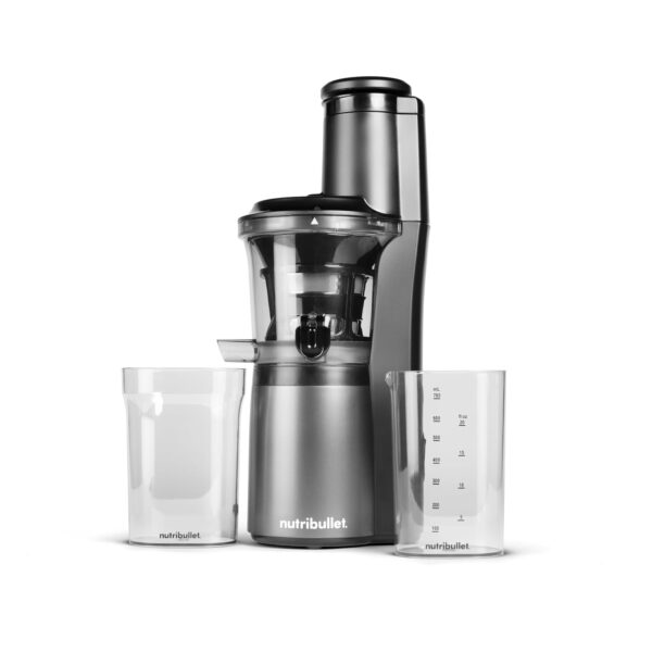 nutribullet exprimidor lento, máquina exprimidora de masticación lenta, fácil de limpiar, motor silencioso y función de