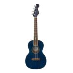 Fender Dhani Harrison Ukelele Tenor, azul zafiro, con bolsa para conciertos