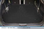 Juego de Alfombrillas SMARTLINER SA0500 B0522 C0500 D0500 3 Filas y Forro de Carga Negro para Toyota Highlander Híbrido
