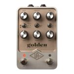 Universal Audio Pedal de reverberación dorado UAFX